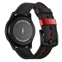 ○ สายหนังสีน้ำตาลสีดำทดแทนสำหรับ Garmin Vivoactive3 Vivomove HR สายรัดข้อมืออัจฉริยะสำหรับสายนาฬิกา Garmin Vivoactive 3