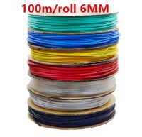 100m/roll 6MM Heat shrinkable tube heat shrink tubing Insulation casing 100m a reel Cable Management