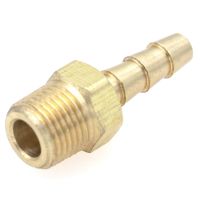 1/8 NPT Male x 3/16 Hose Barbed Tail Brass Fuel Fitting Connector Adapter