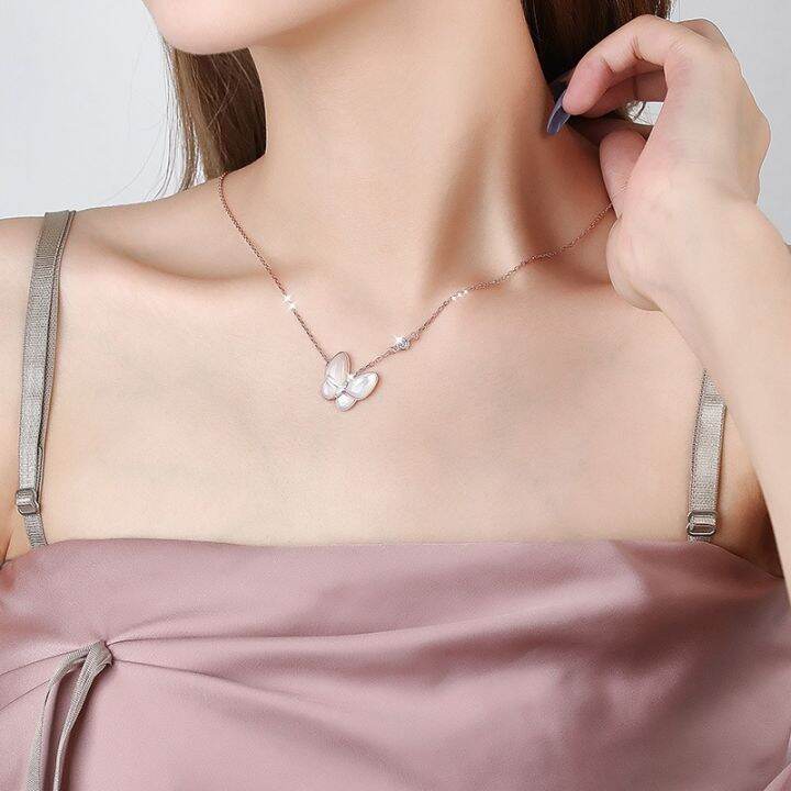 cod-mother-of-pearl-butterfly-necklace-female-summer-niche-light-luxury-temperament-high-end-2022-new-clavicle-chain-gift