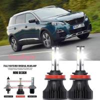 หลอดไฟหน้ารถยนต์ LED LAI 40w 6000k สีขาว สําหรับ Peugeot 5008 II 2017-2023