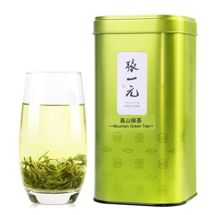 Zhang Yiyuan first-class alpine green tea 300g/can tender bud green tea ...