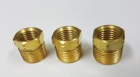 ข้อลดเหลี่ยมทองเหลือง (Brass Fitting) เกลียวนอก 3/8 นิ้ว ( 3 หุน ) X ลดเกลียวใน1/4 นิ้ว ( 2 หุน ) ขายแพ็ค 3 ตัว สินค้าใหม่