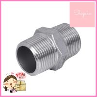 นิปเปิ้ลสเตนเลส เกลียวนอก CITY 3/4 นิ้ว สีเงินSTAINLESS STEEL NIPPLE PIPE FITTING MPT CITY 3/4IN SILVER **ลดราคาจัดหนัก **