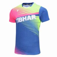 Tibhar 2023 Men Women Table Tennis T-shirt Short Sleeve Shirts Clothes Sportswear Top Ping Pong T Shirt