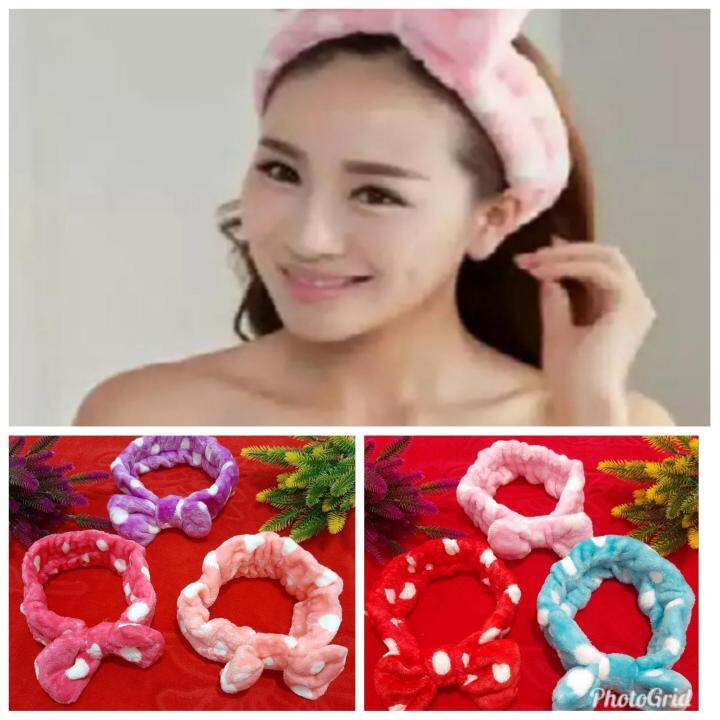 KOREAN HEADBAND / BANDANA KOREA / BANDANA FACIAL BANDO CANTIK DAN LUCU 1 BUAH Lazada