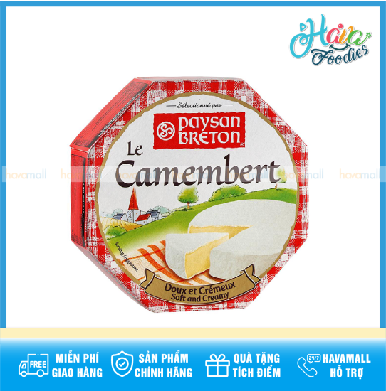 Chỉ giao hỏa tốc 2h tại hcm phô mai camembert paysan breton 125g camembert - ảnh sản phẩm 1