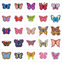 ✣ Exquisite Butterfly Patches DIY Accessories Embroidery Stickers Fusible Glue Bag Decoration Clothing Accessories