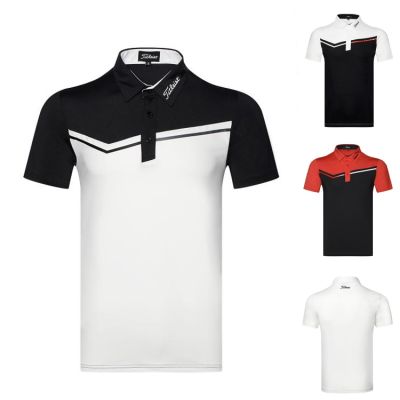 Summer golf clothing mens breathable outdoor sports casual POLO shirt comfortable short-sleeved T-shirt golf jersey Honma Master Bunny Odyssey Amazingcre Scotty Cameron1 TaylorMade1 DESCENNTE☼