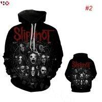 2023 NewHX Slipknot Metal Orchestra Music Band 3D พิมพ์ Unisex Hoodies ลำลองแขนยาว Hooded Sweatshirt