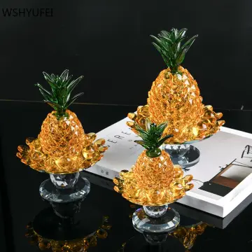 Crystal Pineapple Figurine Home Decoration