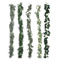 Greenery Garland Faux Eucalyptus Garland Realistic Artificial Garland Greenery for Wedding Arch Doorways Backdrop Wall Party biological