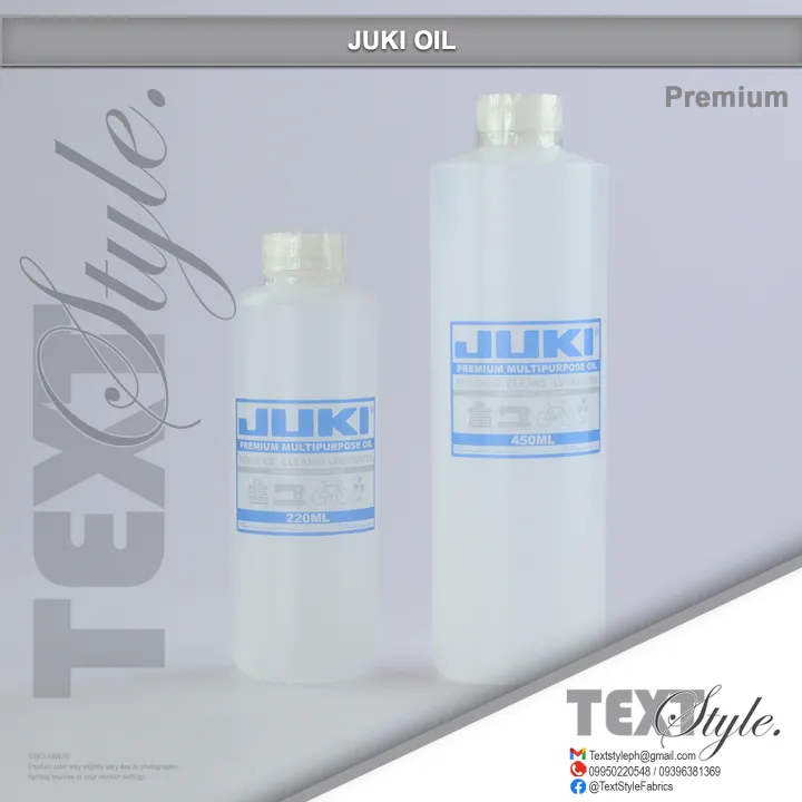 Textstyle Juki Sewing Machine Oil Premium 220ml & 450ml Lazada PH