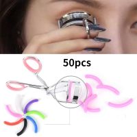 ☏✹ 50pcs/set Fashion Refill Eyelash Curler Replacement Pad Silicone Gel Clip Pads Eye Makeup Tools for Women