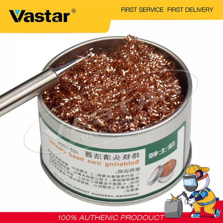 Vastar Welding Soldering Solder Iron Tip Cleaner Cleaning Steel Wire