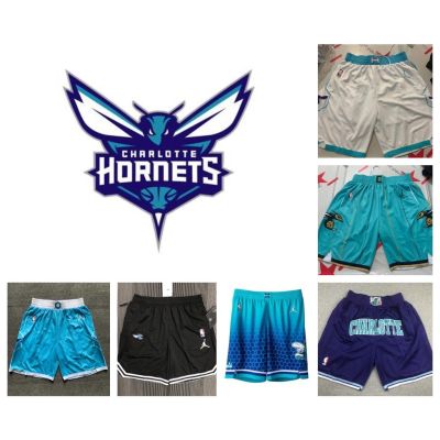 เสื้อผ้าบาสเกตบอลคุณภาพสูง Nba Charlotte Hornets กางเกงขาสั้นบาสเก็ตบอล ระบายอากาศ แฟชั่นฤดูร้อน สําหรับผู้ชาย 2022