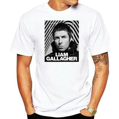 Liam Gallagher As You Were เสื้อยืดสีขาว S M แขนลำลองขาสั้น O คอแฟชั่นพิมพ์100% เสื้อคอกลมฤดูร้อนขายส่งราคาถูกเสื้อยืดตลก