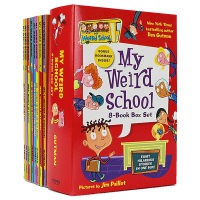 Collins crazy school English original 8 book set