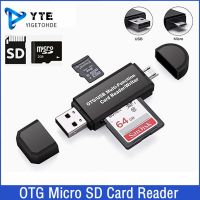 YIGETOHDE OTG Pembaca Kartu Micro SD USB 2.0 Pembaca Kartu 2.0 untuk USB Micro SD Adapter Flash Drive Pembaca Kartu Memori Pintar