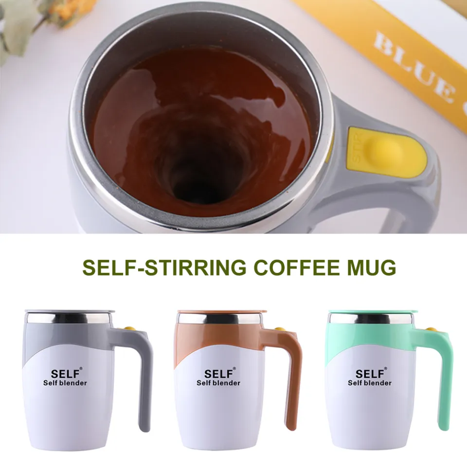 Stainless Steel Self Stirring Mug. (400ML Battery-Powered Mug) – Trend  Deploy