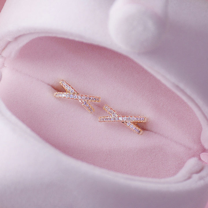 hot-design-14k-real-gold-no-pierced-ear-clips-earrings-for-women-micro-inlaid-aaa-zircon-fashion-cross-earring-brincos-gift