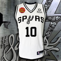 คุณภาพสูง เสื้อบาส เสื้อบาสnba San antonio Spurs ซาน อันโตนิโอ สเปอร์ส BK0033 รุ่น Association Demar Derozan 10 ไซส์ S-3XL