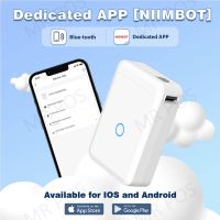 ۩ Mini NiiMbot D110 Portable Label Maker Wireless Label Printer Tape Included Multiple Templates Available for Phone Office Home