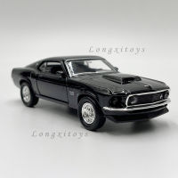 ของเล่นสำหรับโชว์รถโมเดลเหล็ก1:36 Ford 1969 Mustang Boss 429รถลากของขวัญเด็ก