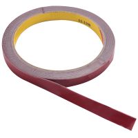 3M Strong Permanent Double Sided Super Sticky Foam Tape Roll For Vehicle Car, Red 10MM*3M