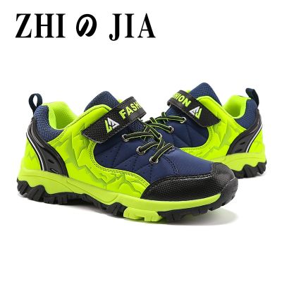 2023 Spring Autumn Boys Big Children New Kids Shoes Outdoor Sports Shoes Casual Non-slip Comfortable Hiking Shoes Kids Sneakers