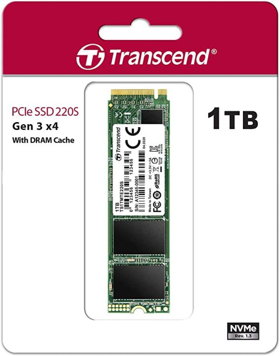 transcend-220s-m-2-2280-nvme-pcie-gen3-x4-dram-1tb-เอสเอสดี-ของแท้-ประกันศูนย์-5ปี