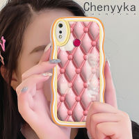 เคส Chenyyka สำหรับ Realme 3 Pro Realme 3i ลายการ์ตูนสีชมพู3D กรอบคลื่นกันกระแทกแบบใสนิ่มเคสมือถือเคสโปร่งใสลายกล้องถ่ายรูปที่สร้างสรรค์ซิลิกาเจลฝาครอบป้องกัน