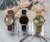 นาฬิกา Casio รุ่น LTP-E157MGB-1B ,  LTP-E157MG-9A ,LTP-E157MR-9A.LTP-E157M-7A นาฬิาผู้หญิงสายถัก- ของแท้ 100% รับประกันสินค้า 1 ปี