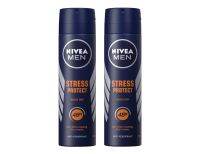 NIVEA MEN Stress Protect Body Spray นีเวีย สเตรส โพรเทค บอดี้ สเปรย์ สเปรย์ระงับกลิ่นกาย 150ml. (2กระป๋อง)