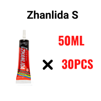 30PCS Pack Zhanlida S Medium 50ML Settings Contact Adhesive Universal Repair Glue With Precision Applicator Tip