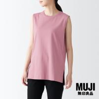 มูจิ เสื้อทูนิคผ้าทออินเตอร์ล๊อคแขนกุด ผู้หญิง - MUJI Interlock Sleeveless Tunic