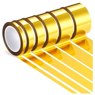 DIY Tape Metal and Paper Mirror Tape Packaging Tape Crafts Self-Adhesive Polyester Film Tape 35M