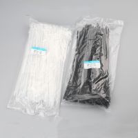 100pcs Self-locking Plastic Nylon Cable Ties 5x200/4x150/3x100 Black White Cable Ties Winder Cable Ties