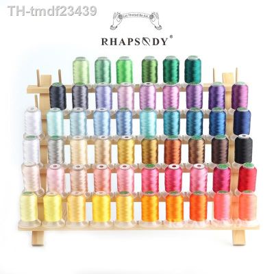♗ 40WT 120D/2 500 Meters 60 Different Broxther Colors Polyester Machine Embroidery Sew Thread Cone Hobby