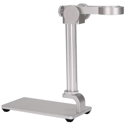 Aluminum Alloy Stand USB Microscope Stand Holder Bracket Mini Foothold Table Frame for Microscope Repair Soldering