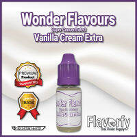 Wonder Flavours Vanilla Cream Extra SC - ครีมวานิลลาเข้มข้น(เข้มข้น) - กลิ่นผสมอาหาร - ผ่านการรับรองจาก อย. ประเทศไทย บรรจุและขายโดย Flavorfy กลิ่นผสมอาหารอเนกประสงค์ เหมาะสำหรับ ลูกอม, กัมมี่, น้ำผลไม้, เบเกอรี่, ไอศครีม, ของเหลวอื่่นๆ