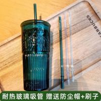 Free Shipping Applicable to Starbucks Summer Glass Straw Accessories Recyclable Straw Cup Replacement Heat Resistant and High Temperature