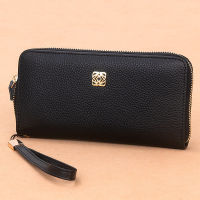 Wallet women long section 2021 new fashion leather womens clutch bag Korean personality multi-function zipper leather wallet