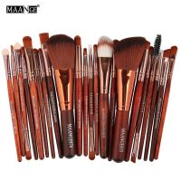 Pro 22Pcs ชุดแปรงแต่งหน้า Comestic Powder Foundation Blush Eye Shadow อายไลเนอร์ Lip Beauty Make Up Brush เครื่องมือ Maquiagem