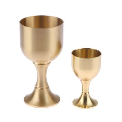 【CW】♧◎☫  Chalice Cup Cocktail Glass Wine Goblet Beverage Tumbler Metal Liquor Accessories