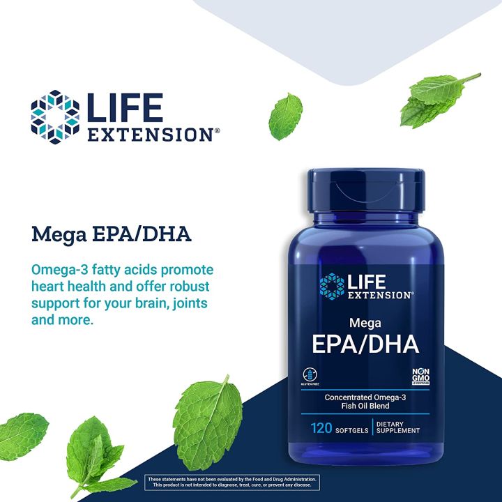 เมก้า-อีพีเอ-ดีเอชเอ-mega-epa-dha-120-softgels-life-extension-โอเมก้า-3-แบบเข้มข้น