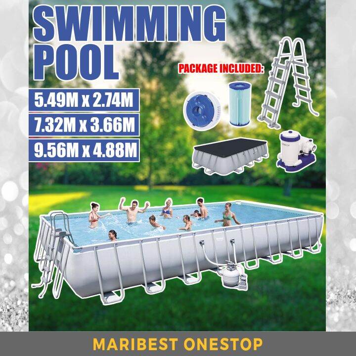 Bestway (BST-56465 / BST-56474 / BST-56623) Large Power Steel Frame ...