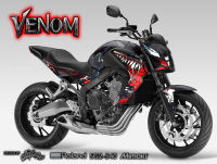 สติ๊กเกอร์แต่งลายรถ HONDA CB 650F V.1 ปี 2015 ลาย Venom