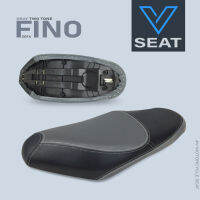 เบาะ FINO ปี 2014 เทาทูโทน ( V Seat เบาะรถมอเตอร์ไซค์ )