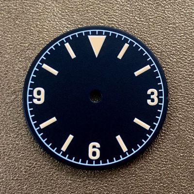 28.5Mm Watch Dial Watch Faces Green Luminous Mens Watch Modification Parts Accessories Repair Tools For NH35/NH36 Movement